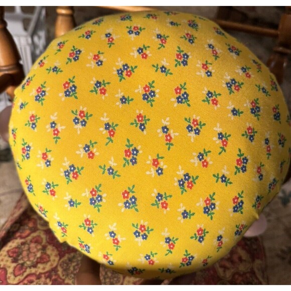 VTG Handmade Nylon Pillow Bottom Musical Red Head DOLL 11.5” dress -Scarf - Picture 8 of 8